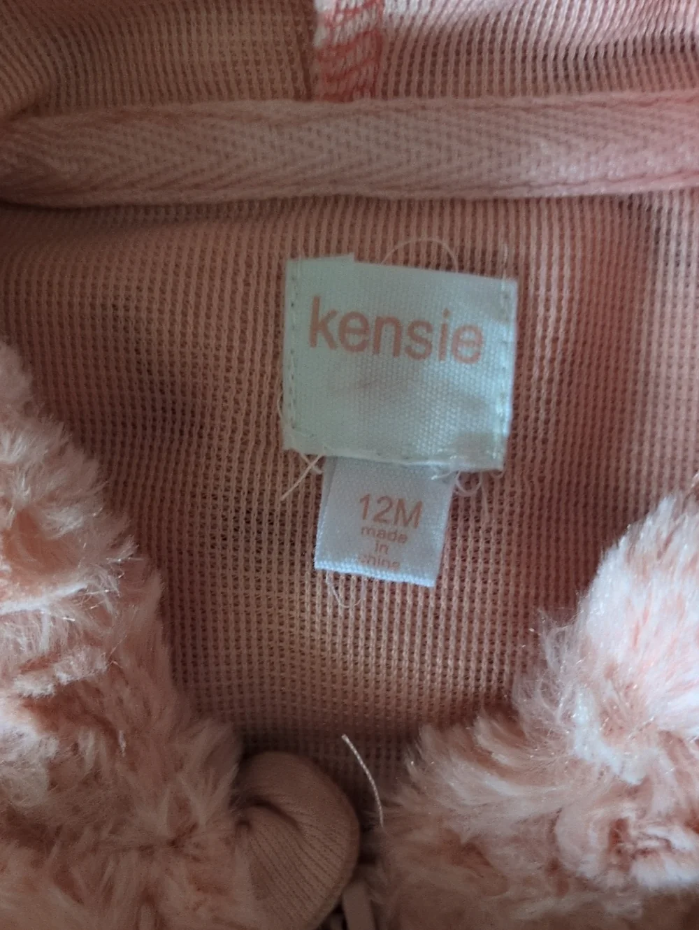 Kensie Toddler Pink Fuzzy Jacket